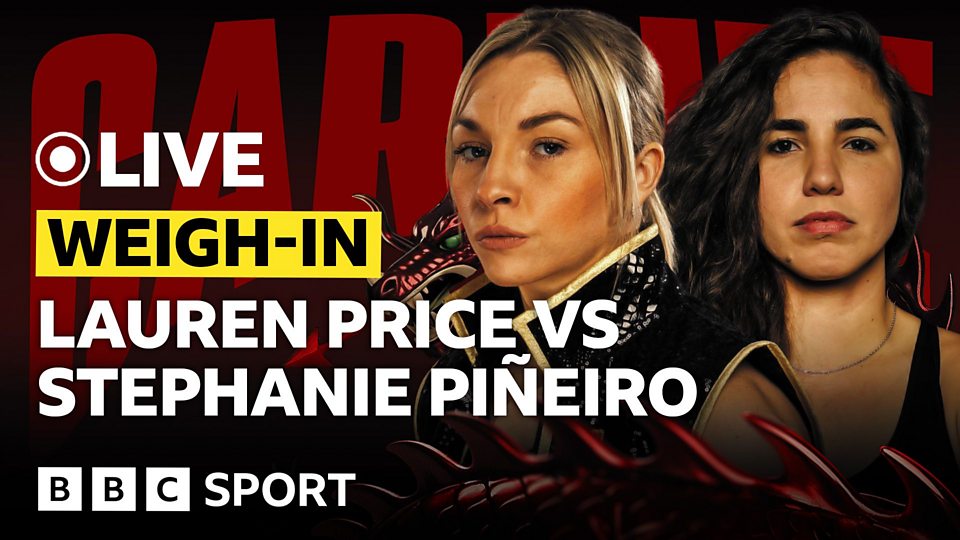 Lauren Price v Stephanie Pineiro weigh-in