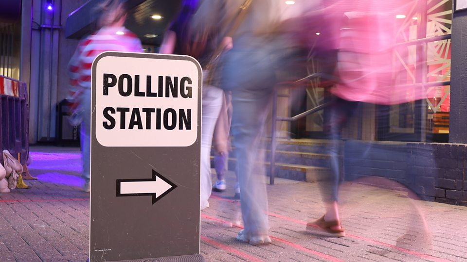Votes Being Counted for Elections in England, Scotland and Wales