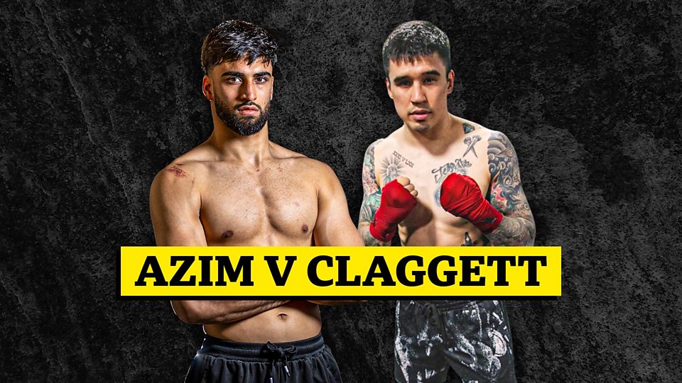 Adam Azim v Steve Claggett weigh-in