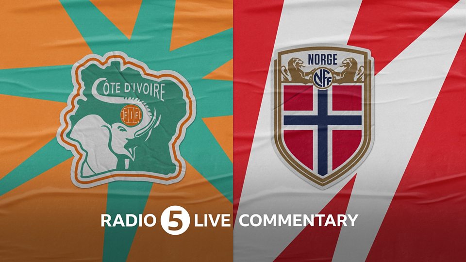 Ivory Coast v Norway – Watch with 5 Live