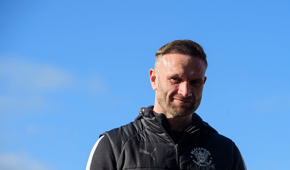 Watch BBC Radio Lancashire: Blackpool boss Ian Evatt in studio