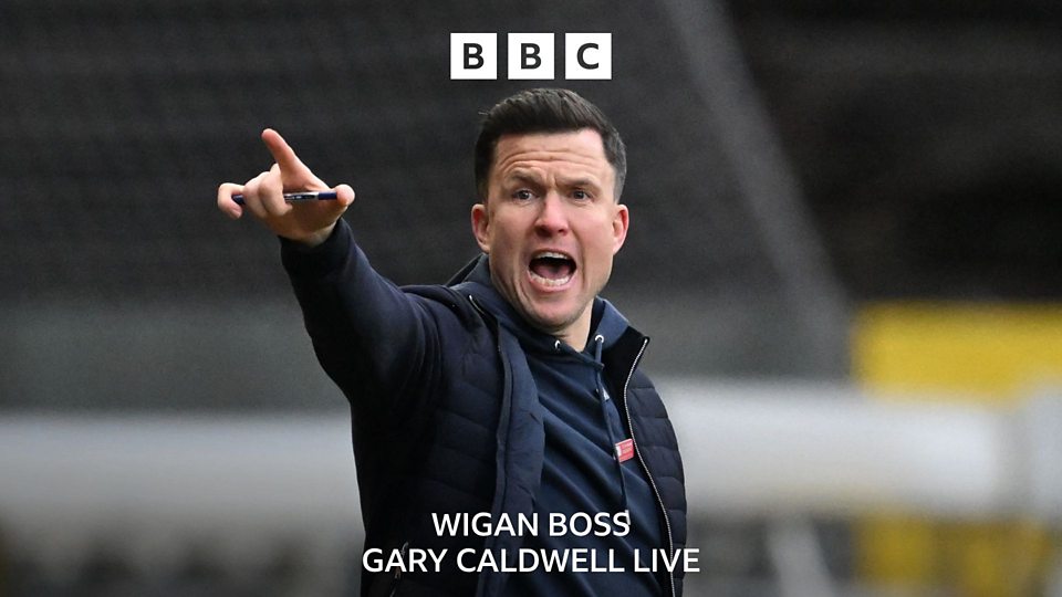 Wigan head coach Gary Caldwell