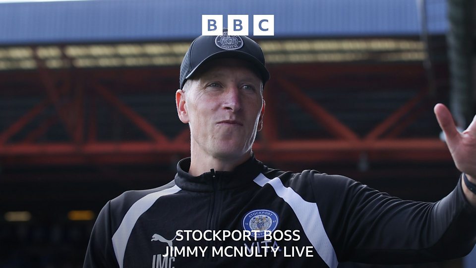 Stockport head coach Jimmy McNulty