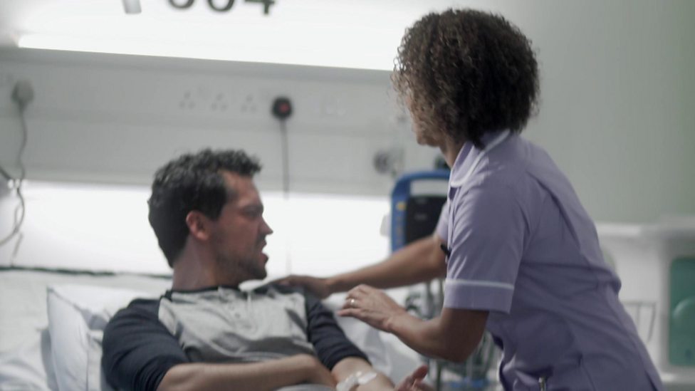 BBC Two The Drug Trial Emergency at the Hospital, Patients start to