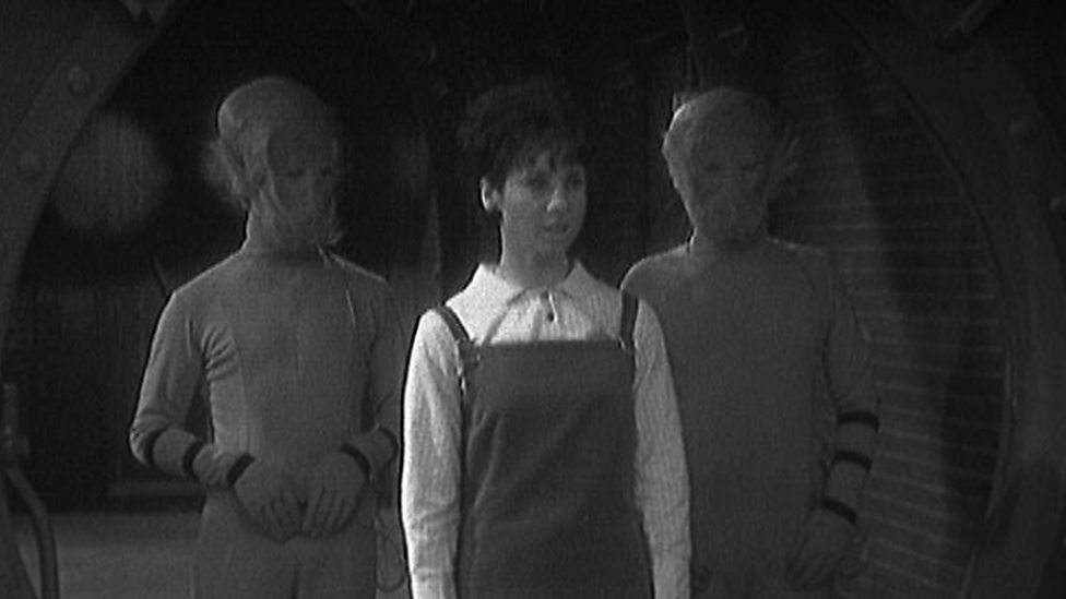 Carole Ann Ford as Susan Foreman in Hidden Danger in front of two Sensorites (Credit: BBC Studios)
Counter-Measures and Children of Earth— This Past Fortnight in Doctor Who History