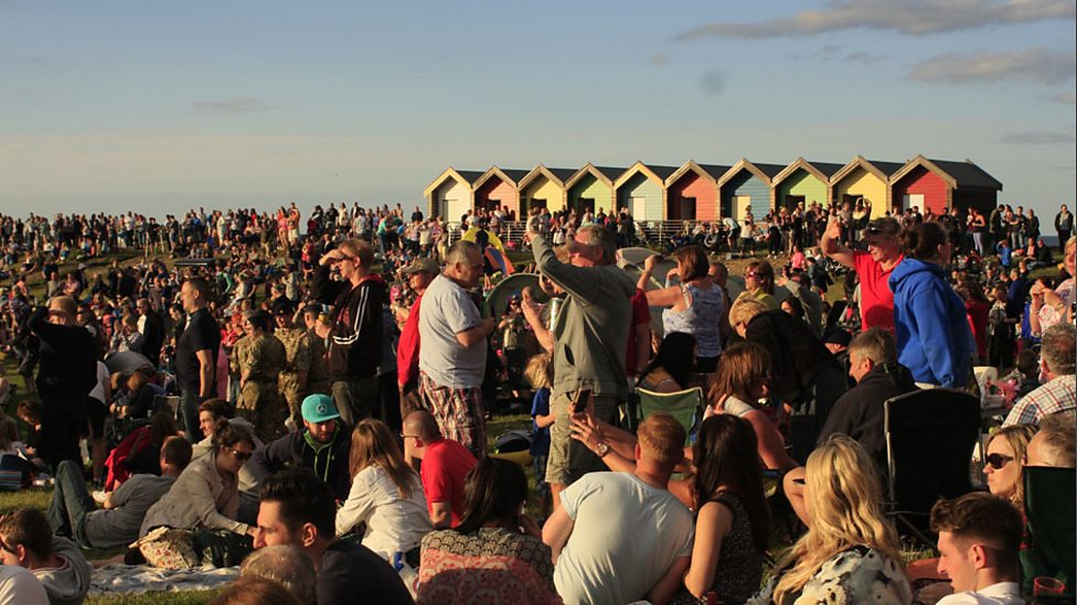 BBC North East weather picture gallery Blyth beach festival