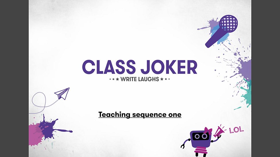 BBC Comedy Classroom, Primary Class Joker pupil facing slides