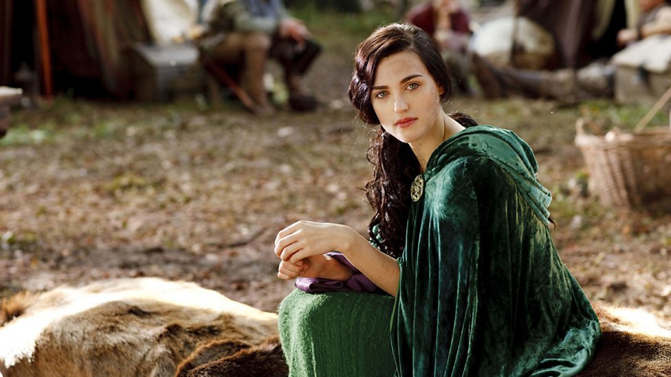 merlin morgana green dress Katie McGrath Photo Print as Morgana main image 0