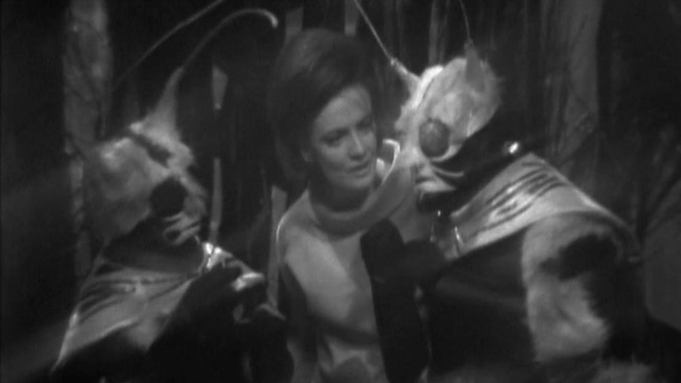 Barbara Wright (Jacqueline Hill) surrounded by Menoptera (Credit: BBC)
This Past Fortnight in Doctor Who History | February 27th - March 12th