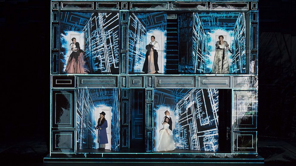 BBC Radio 3 - Opera on 3, Mozart's Don Giovanni, Mozart's Don Giovanni with  set designs by Es Devlin - Alex Esposito as Leporello