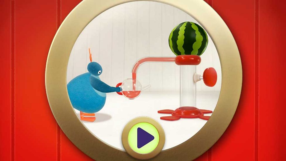 The Twirlywoos Tea Machine Game - freeze screen with play button