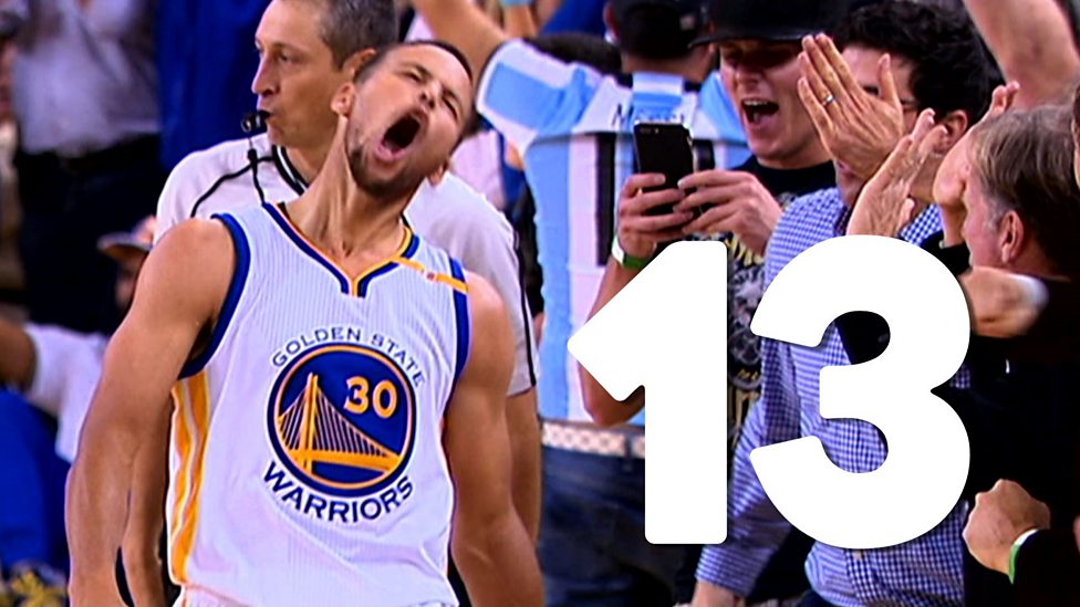 curry 13 threes
