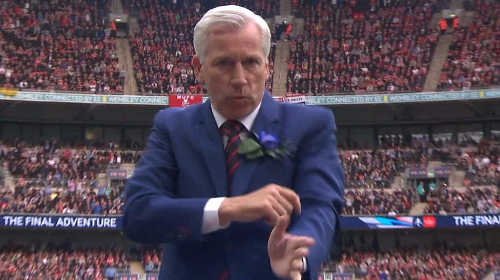 Image result for alan pardew dance fa cup final