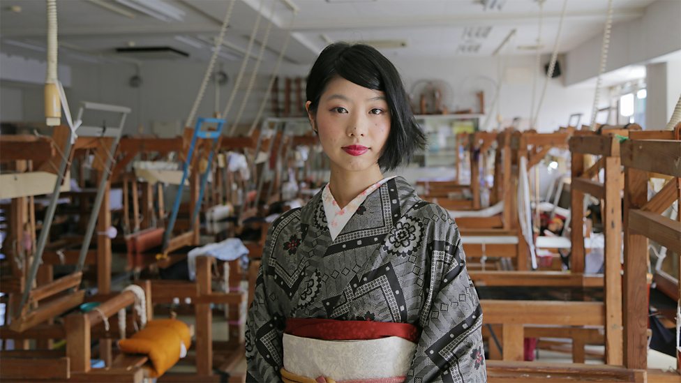 BBC Arts Japan Mud, sweat and fears The making of a Japanese kimono