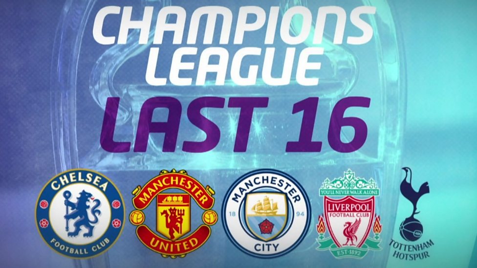 Who's playing who in the Champions League last 16?