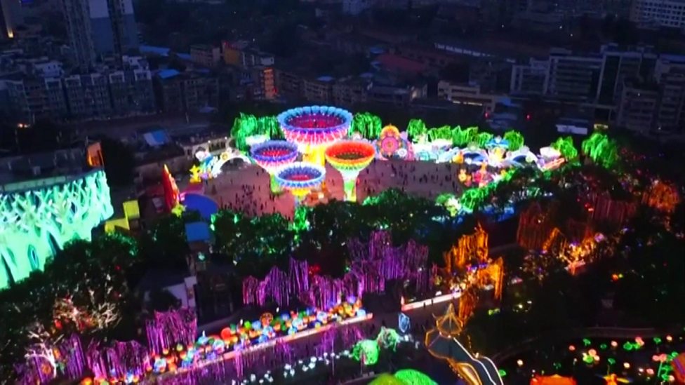 The amazing lantern show in China
