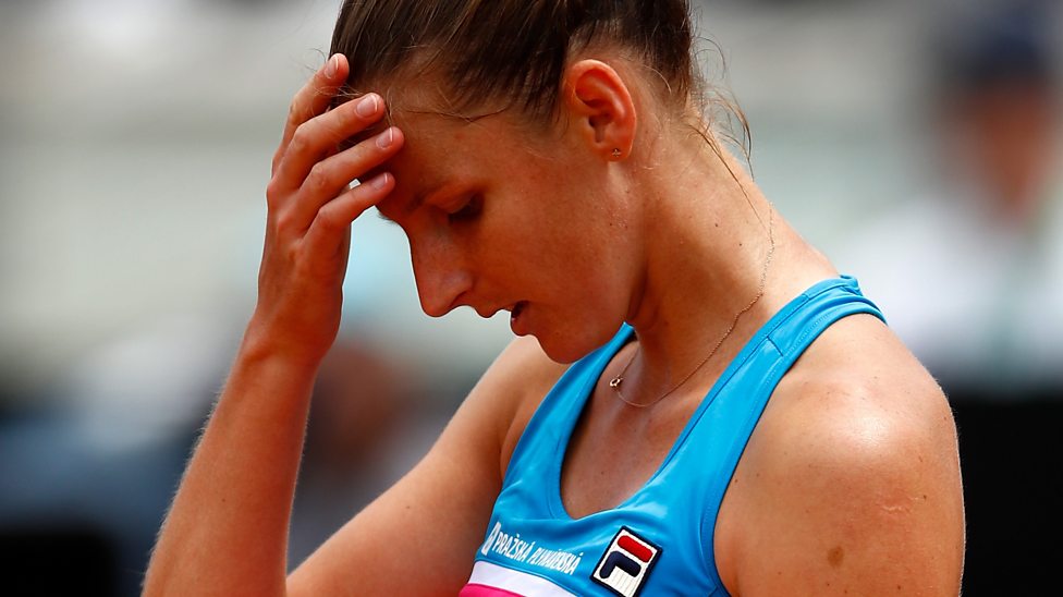 Italian Open Karolina Pliskova Attacks Umpire S Chair After Defeat