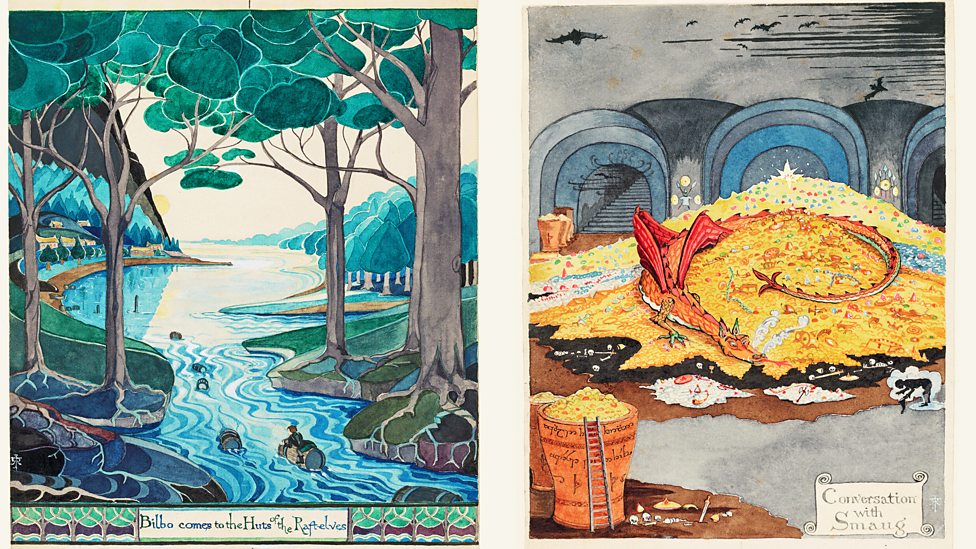 New exhibition of JRR Tolkien's art in Oxford P068q15p