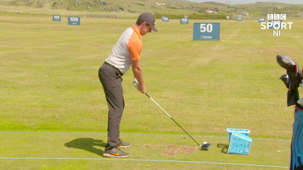 Super Slo Mo Action Of Rory Mcilroy At Ballyliffin Bbc Sport