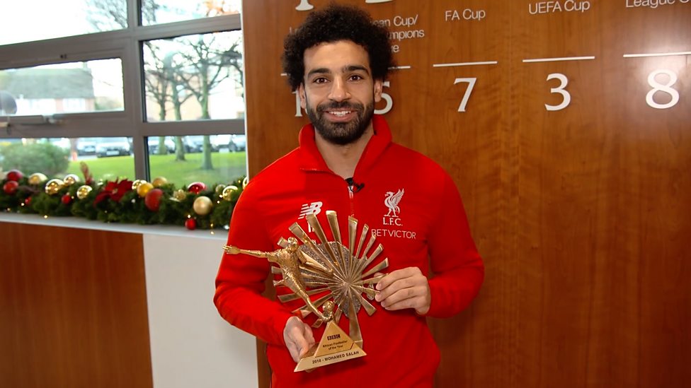 Image result for Liverpool's Mo Salah wins BBC African Footballer of the Year award