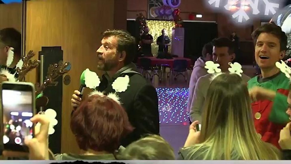 Watch Radio 1's young carers Xmas party!
