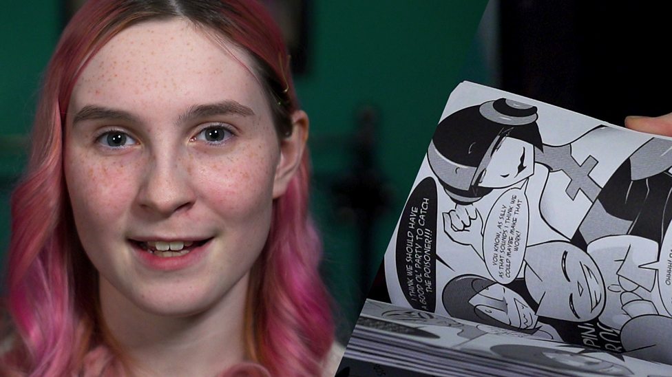 Amy The 14 Year Old Comic Book Creator Cbbc Newsround