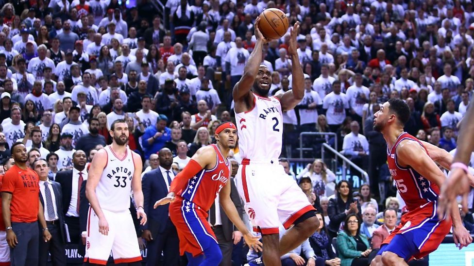 kawhi leonard picture buzzer beater