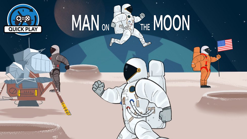 Hero image for use with Moon Landing Anniversary game