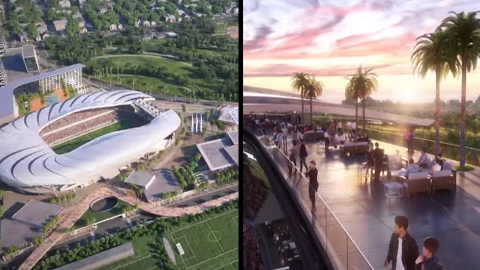 David Beckham S Inter Miami Stadium How Will Rooftop Bar Palm