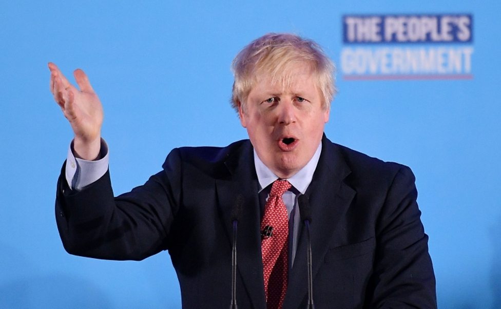 Watch Boris Johnson's first speech after winning election
