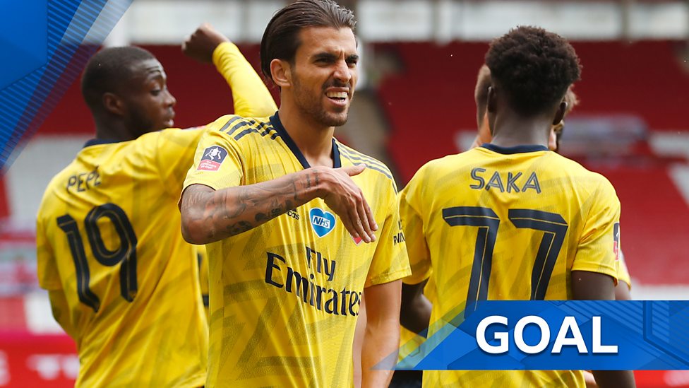 Fa Cup Arsenal S Dani Ceballos Scores Late Winner Against Sheffield United Bbc Sport