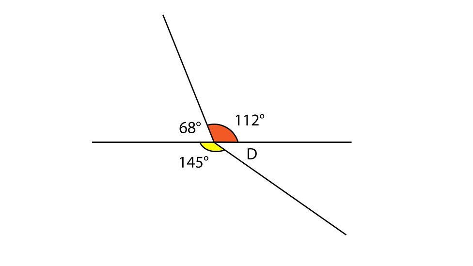 Calculate angles around a point Maths Catch Up Lessons Learning with BBC Bitesize
