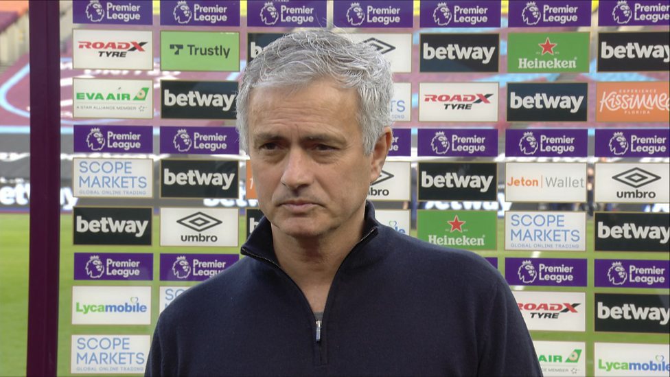 Top-four finish looking difficult - Mourinho