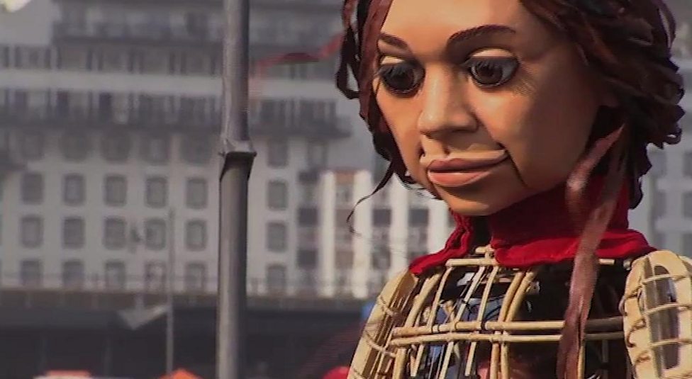 Meet the puppet raising awareness of child refugees