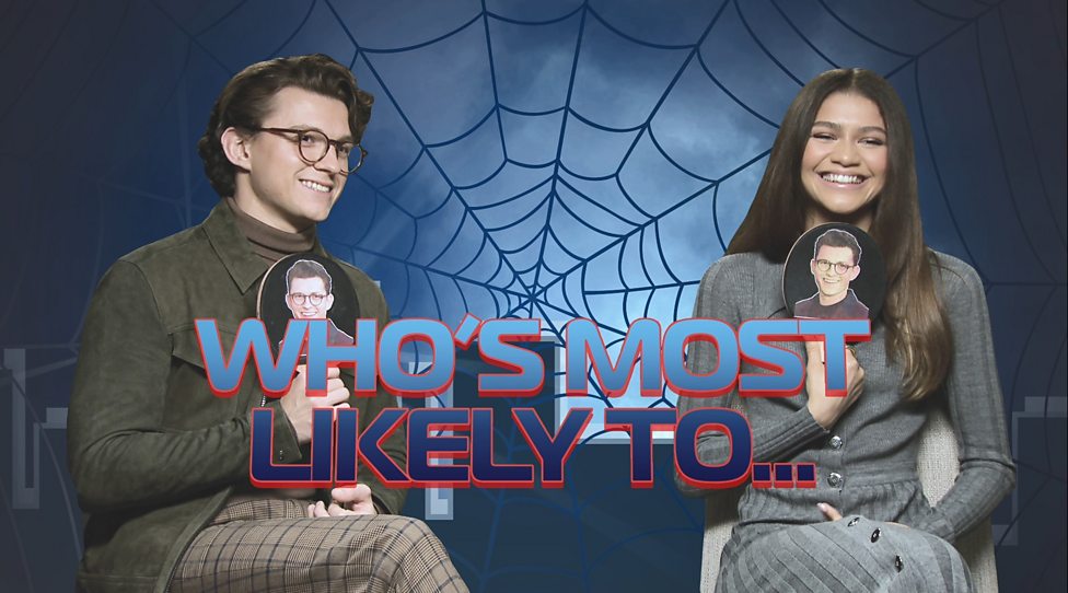 Tom Holland and Zendaya play 'Who's Most Likely To...'