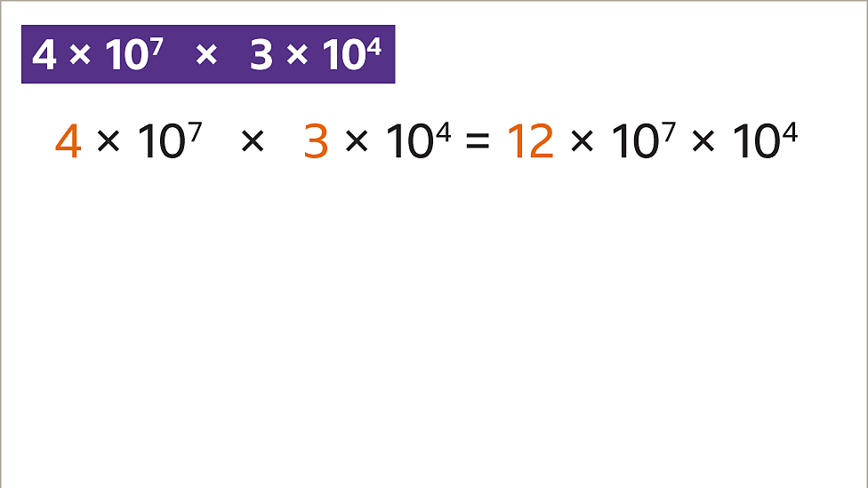 Calculations with standard index form BBC Bitesize