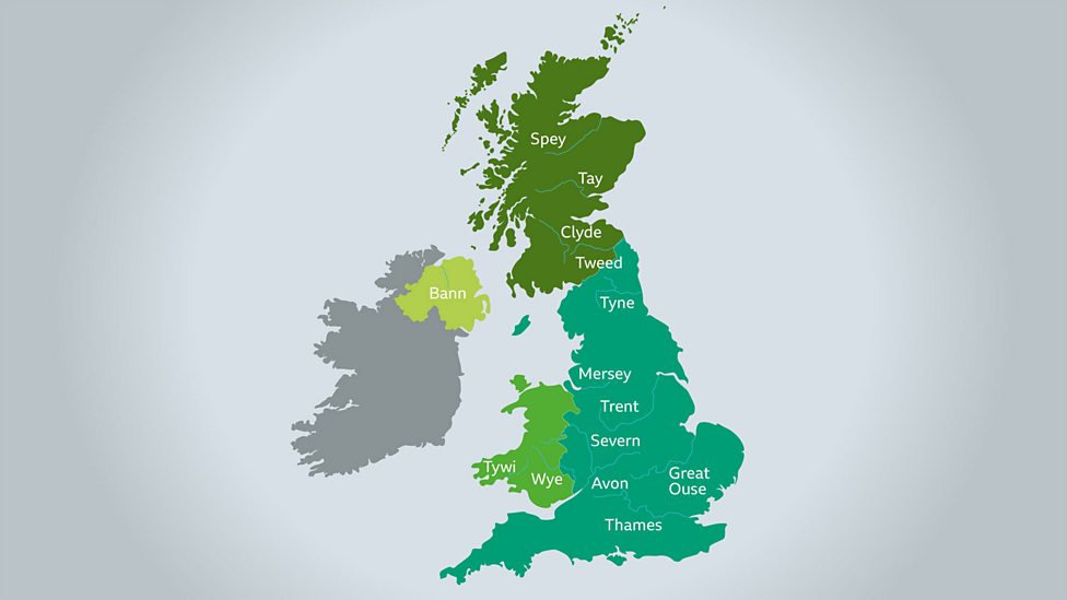 Longest rivers in the UK | KS2 Geography | Year 3 and Year 4 - BBC Bitesize