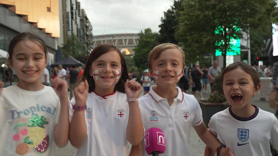 'My mum went crazy!' - kids on England's historic win