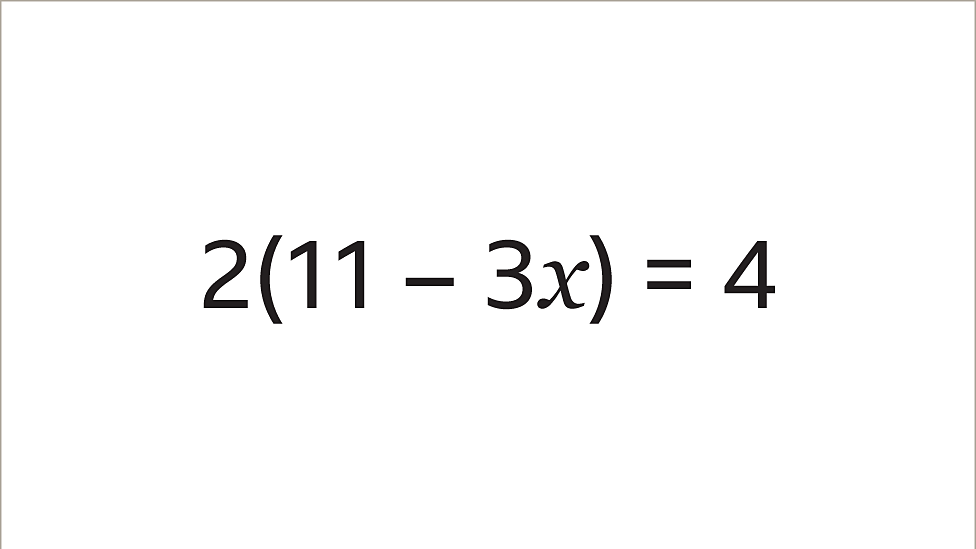 Solve Equations With Brackets Ks3 Maths Bbc Bitesize Bbc Bitesize 8564