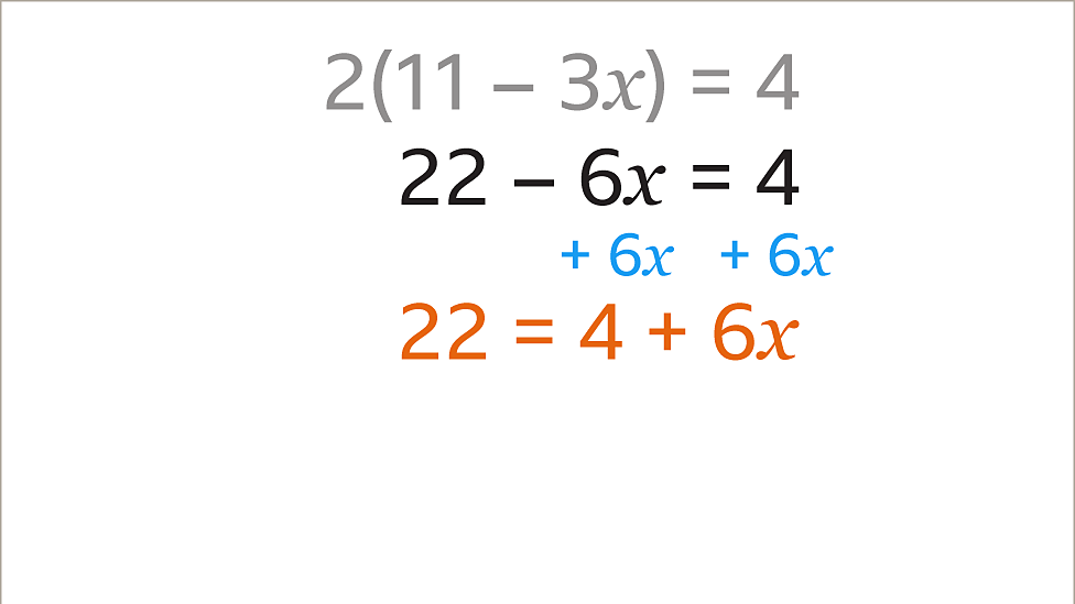 Solve Equations With Brackets Ks3 Maths Bbc Bitesize