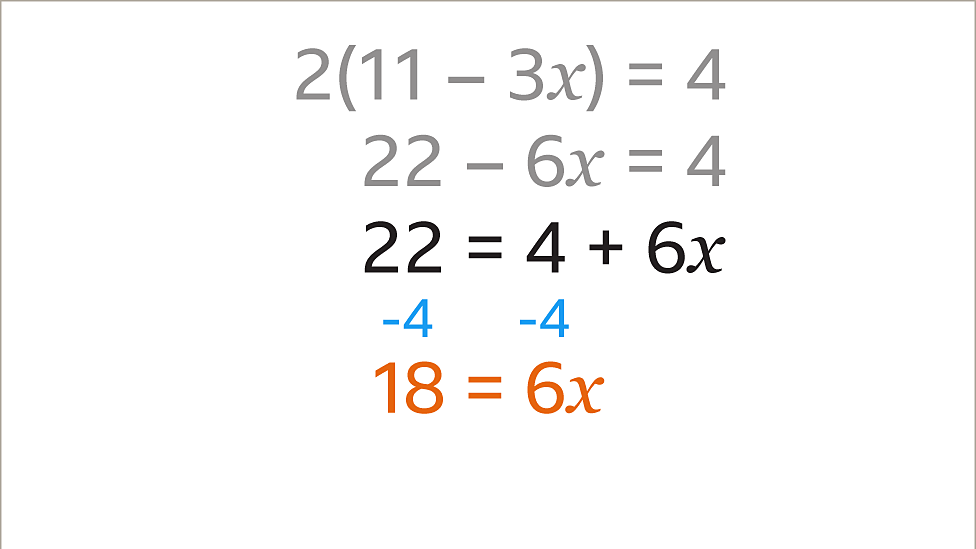 Solve equations with brackets KS3 Maths BBC Bitesize BBC Bitesize