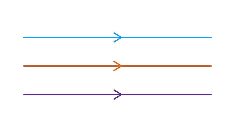 Отрабатываем параллельные линии 1 класс. Paint long horizontal line.