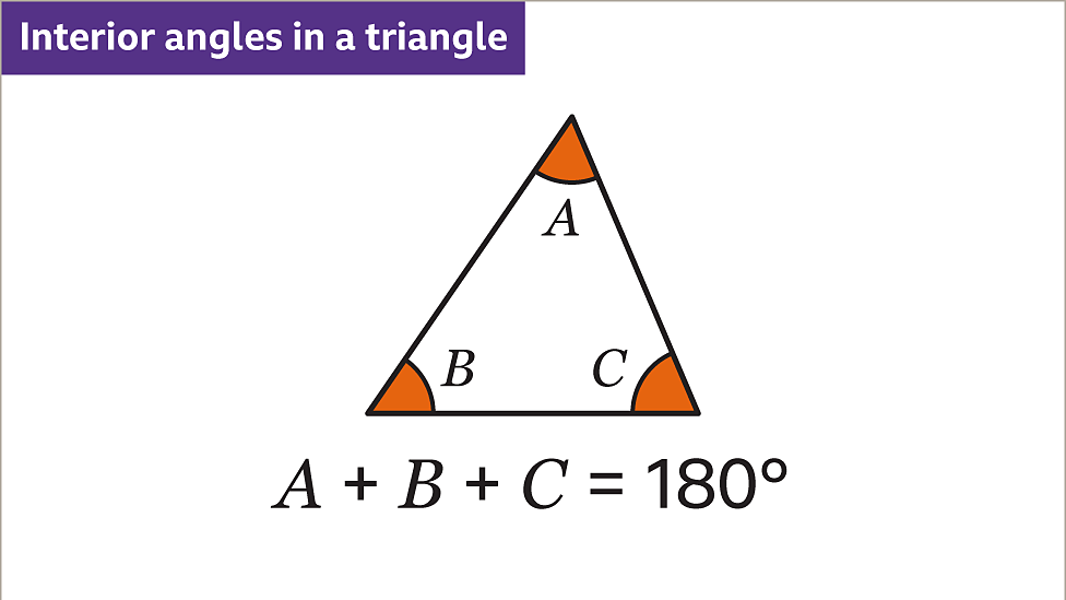 Angles in triangles and quadrilaterals - KS3 Maths - BBC Bitesize