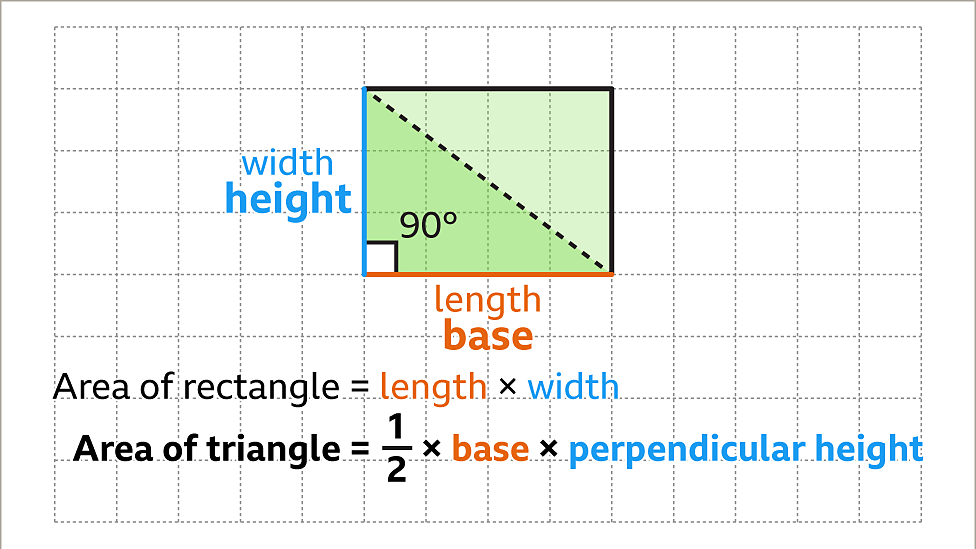 Area of triangles KS3 Maths BBC Bitesize