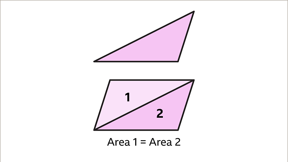 Area of triangles KS3 Maths BBC Bitesize