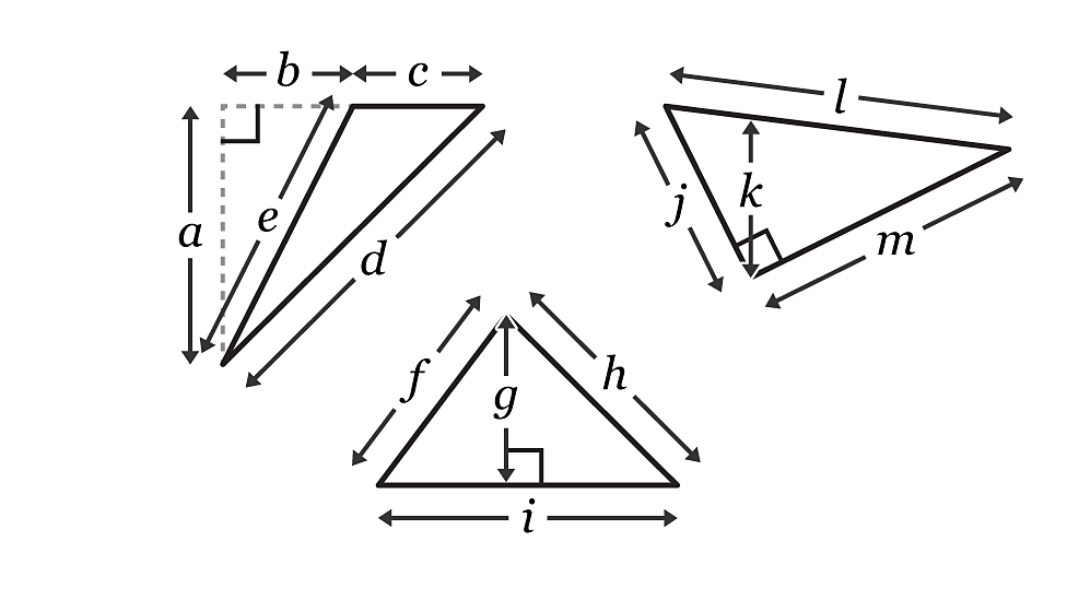 Area Of Triangles Ks3 Maths Bbc Bitesize Bbc Bitesize 4472