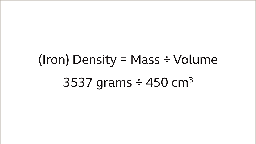 Density KS3 Maths BBC Bitesize