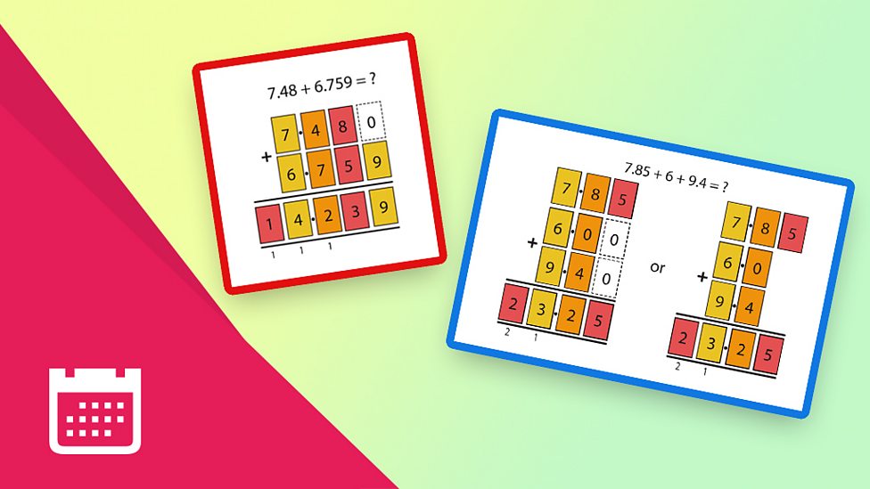 Adding And Subtracting - KS2 Maths - BBC Bitesize