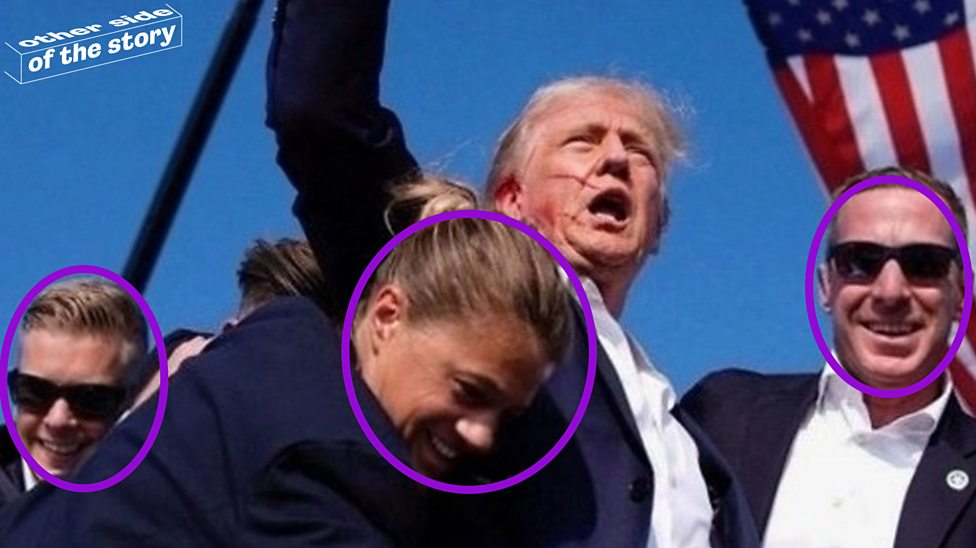 Donald Trump shooting fake news, manipulation and misinformation on(00)