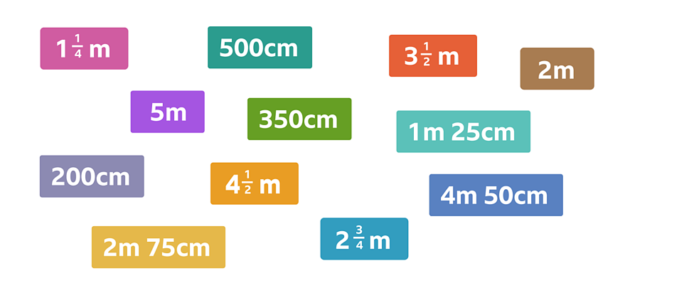Solving problems involving height and length - KS1 Maths - Year 2 - BBC ...